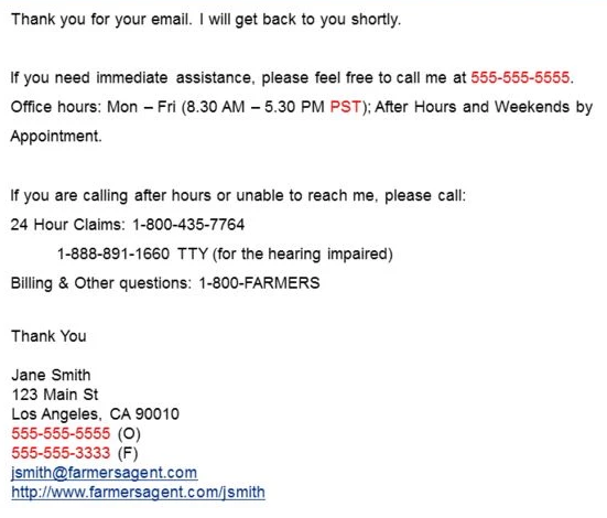 Email Auto Response